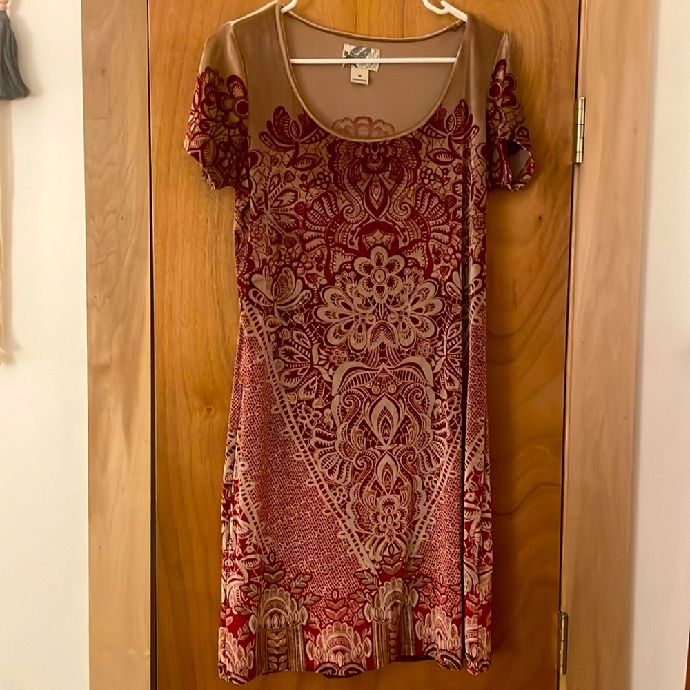 Lucky Brand Velvet Tee Shirt Dress